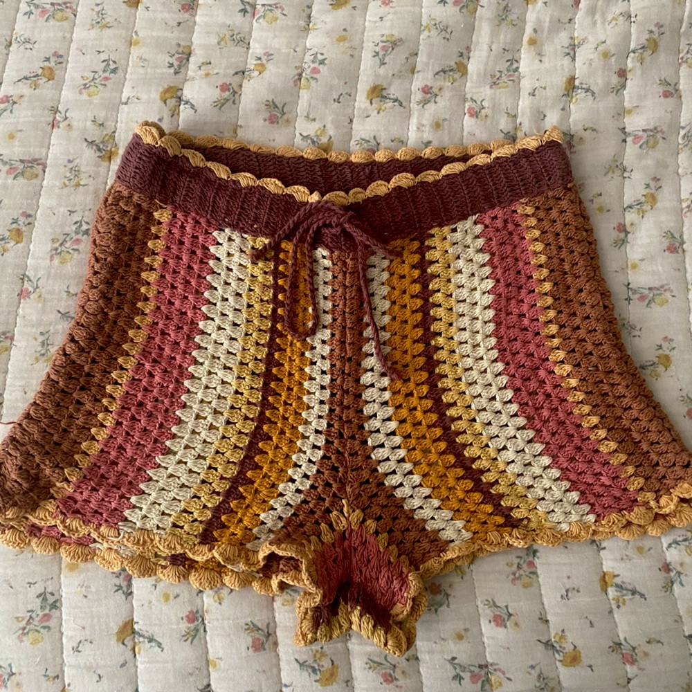 Zara Crochet Shorts
